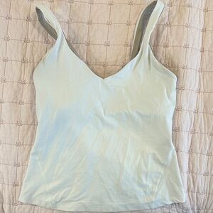 Lululemon white V-Neck Tank Top